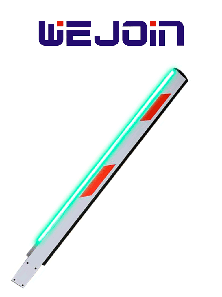 WEJOIN WJLBM4L - Brazo recto Izquierda LED tipo rectangular de 4 metros / Compatible con barrera  LED izquierda