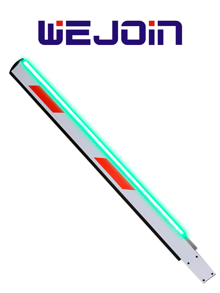 WEJOIN WJLBM4R - Brazo recto derecho LED  tipo rectangular de 4 metros / Compatible con barrera  LED derecha