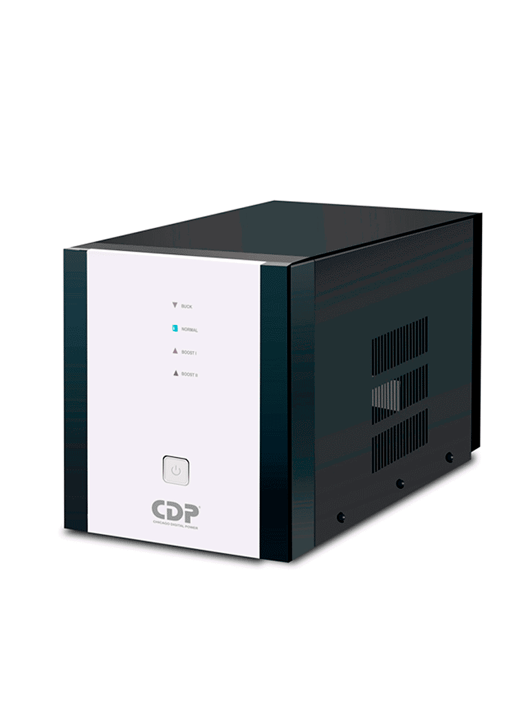 CDP R-AVR5008 - Regulador / Especial para motores y CCTV / 5000VA / 2500W / 8 Terminales de salida / 1 Terminal de salida NEMA5-20R / Retardante a incendio