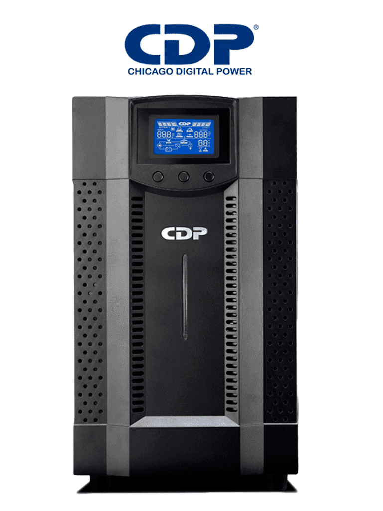 CDP UPO11-2 AX UPS Online / 2000VA / 2000W / 8 Terminales de las cuales 4 son programables / Pantalla LCD / Entrada para banco de baterías / Respaldo 6 minutos carga completa / REQUIERE CLAVIJA O ADAPTADOR NEMA 5-20R