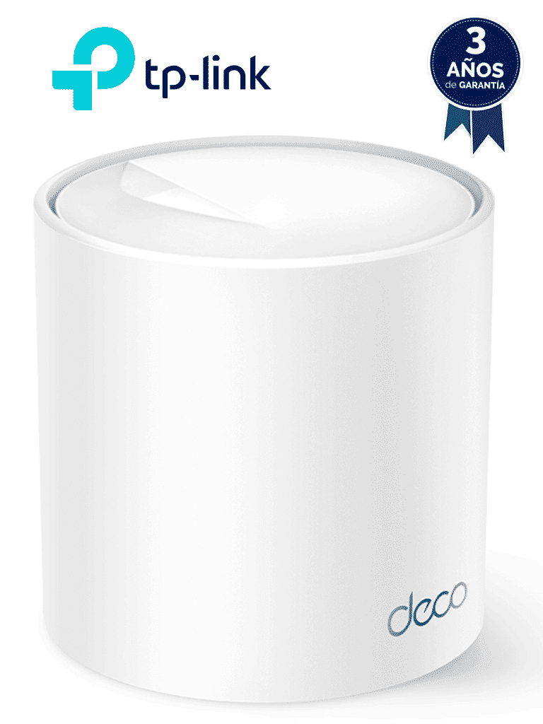 TP-LINK Deco X10(1-pack) - Ruteador Inalámbrico Mesh/ Ideal para Señal WiFi en Casas / WiFi 6/ Velocidad  Hasta 1201 Mbps en Frecuencia de 5GHz y 300Mbps en 2.4GHz/ Tecnología de Conexión MU-MIMO y OFDMA/ Protección Mediante Control Parental