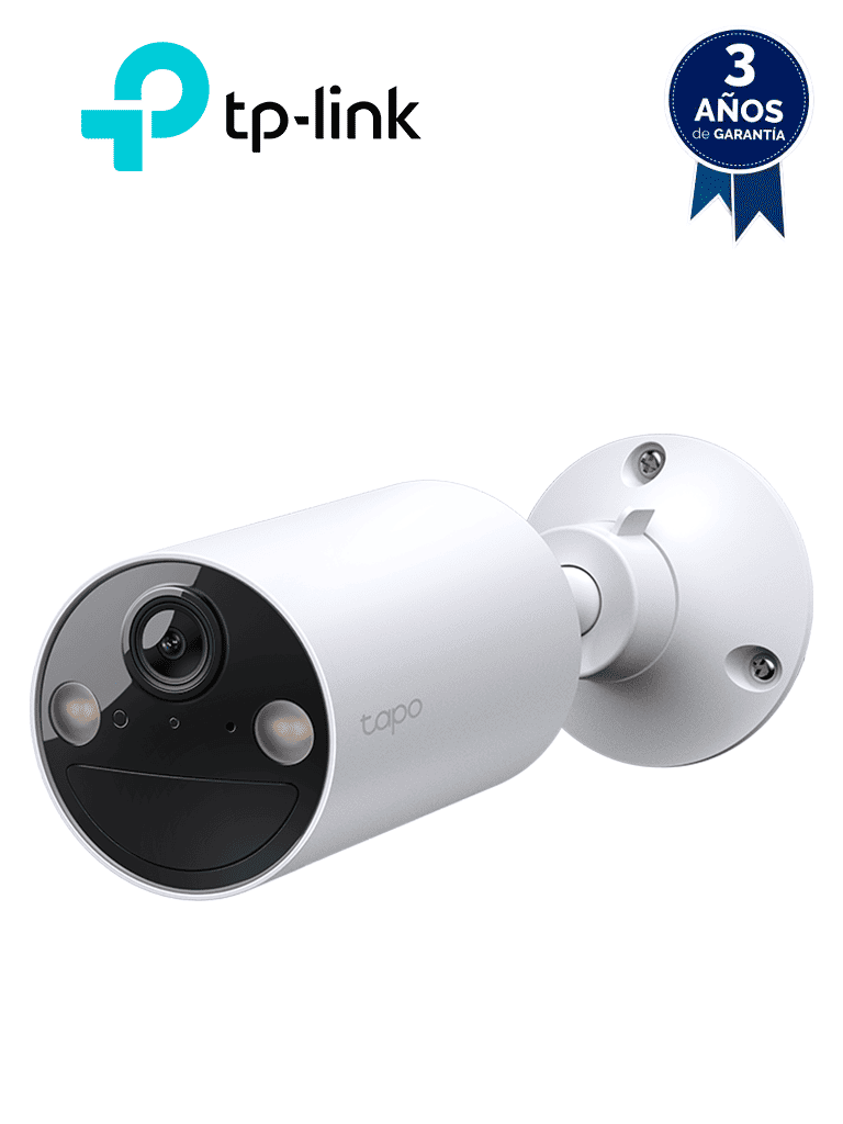 TP-LINK TAPO C410 Cámara de Seguridad Inteligente Exterior 3MP-2K, Soporta Micro SD 512 GB, Visión nocturna a color, Identifica personas, IP65. Soporta Tapo Care (Nube) Bateria con funcionamiento de 180 días.  ( Compatible Celda TPL0150028 / TAPO A201)