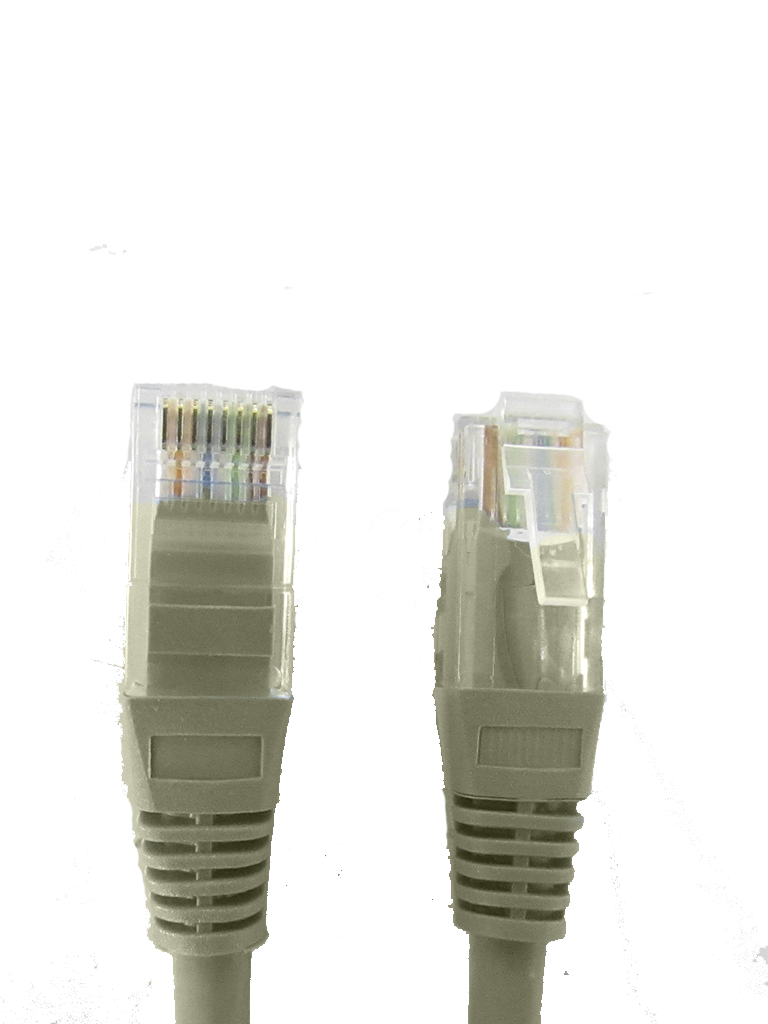 SAXXON P5E3UG - Cable patch cord UTP 3 metros / CAT 5E / Color gris