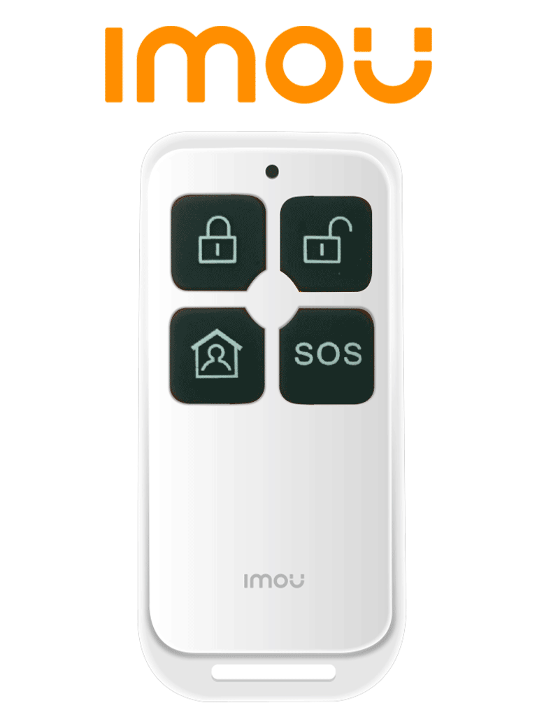 IMOU REMOTE CONTROL (DHI-ARA23-SW) - Control Remoto Inalámbrico práctico y eficiente, permitiendo armar, desarmar y activar el modo de pánico y modo hogar en un click.
