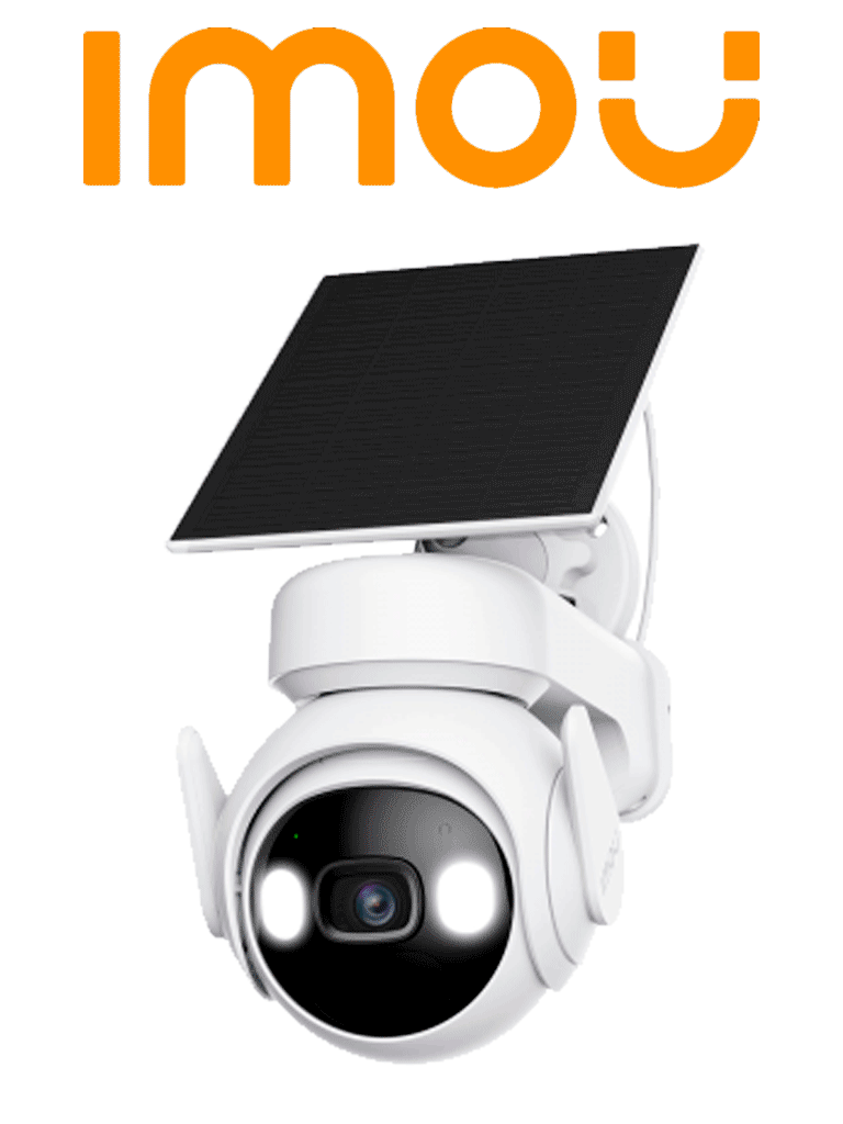 IMOU CELL PT 4G CON PANEL ( KIT/IPC-K9EN-3T0TE-AM/FSP12-TYPEC) - Cámara Cell PT 4g de 3MP con panel solar, lente de 3.6mm y 88° de apertura, audio bidireccional y sensor PIR integrado para seguridad avanzada.
