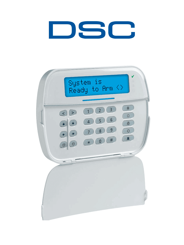 DSC HS2LCDRF9N - Teclado Cableado LCD Alfanumérico con Transceptor integrado de 32 caracteres admite 128 zonas compatible con NEO