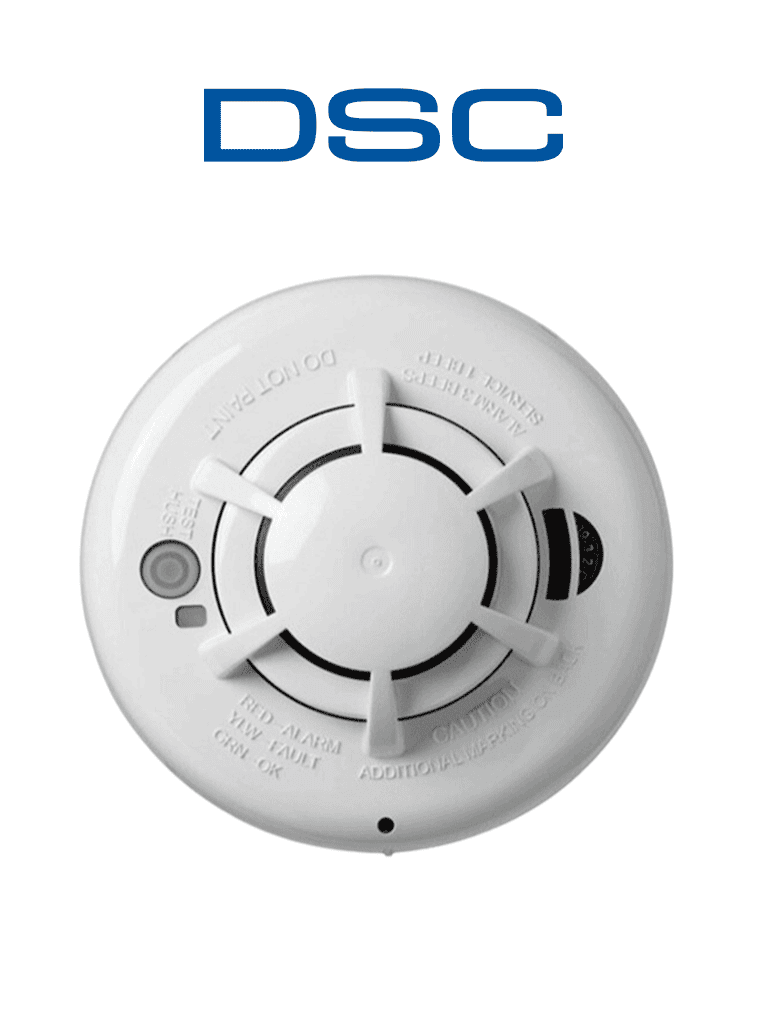 DSC PG9936 - Detector de humo y calor inalámbrico con tecnología Power G compatible con NEO, PRO, Qolsys e IoTga