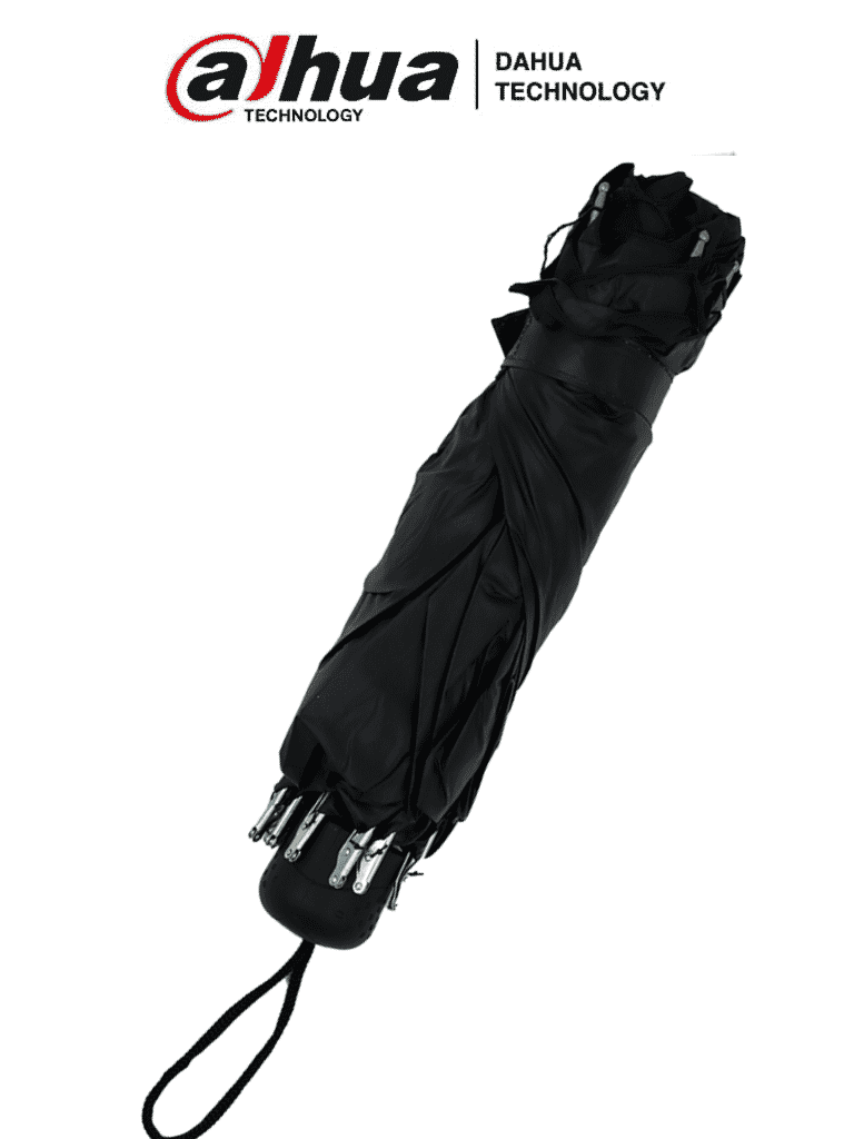 DAHUA MATPRO037 - Sombrilla Negra/ con Logo Dahua/ Promocional