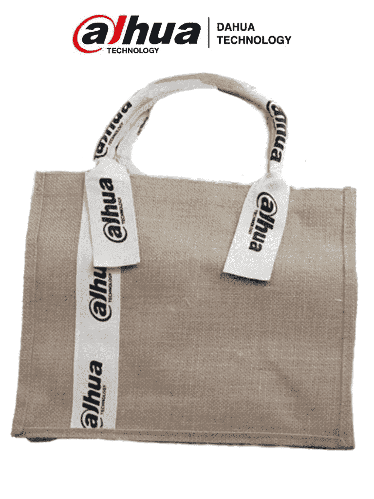 DAHUA MATPRO039 - Bolsa Usos Multriples/ Tipo Yute/ con Logo Dahua/ Promocional