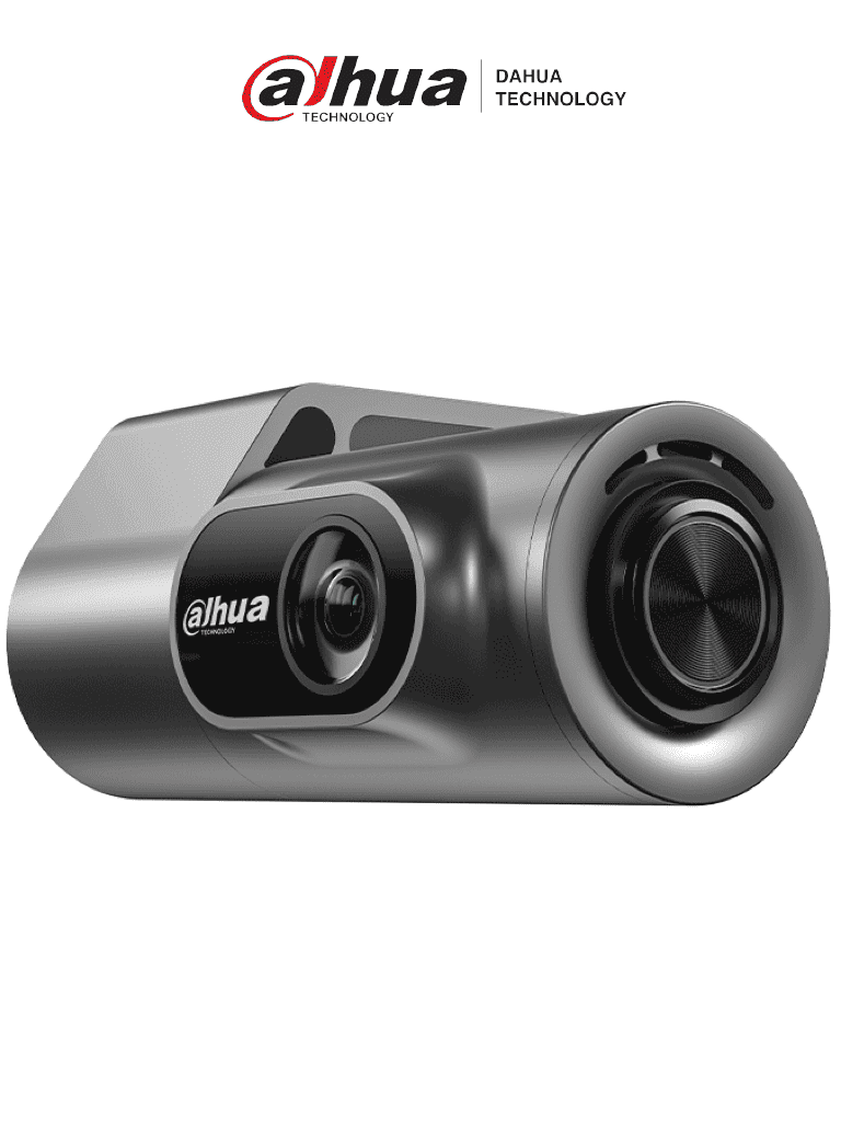 DAHUA M1pro -  DashCam equipada con Wi-Fi y G-Sensor, con capacidad de MicroSD de hasta 128 Gb y cuenta con Micrófono y altavoz integrados/