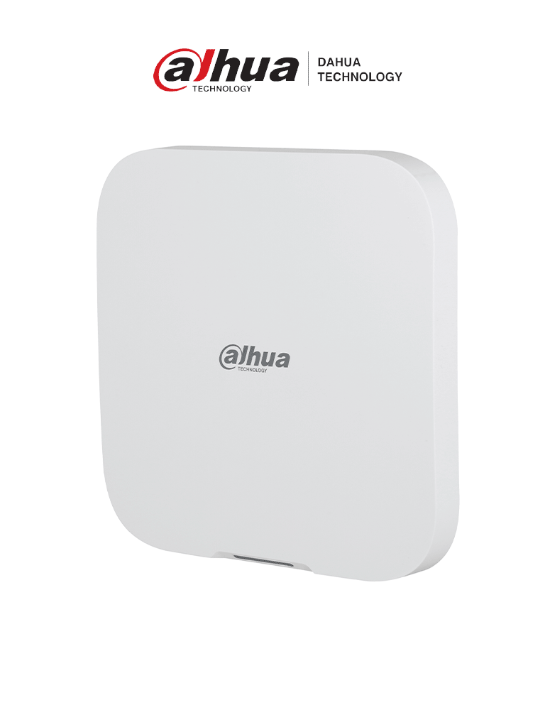 DAHUA ARC3800H-W2 -Panel de Alarma Hub2 Inalámbrico, WiFi y Ethernet,150 dispositivos, integración de hasta 8 cámaras IP, audio 2 vías, hasta 64 PIR Cams, batería de respaldo, luz indicadora y permite control remoto desde la app