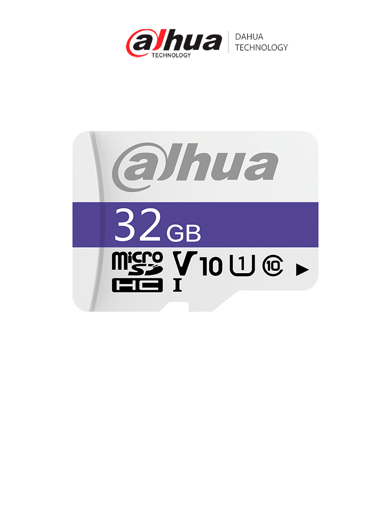 DAHUA DHI-TF-C100/32GB - Dahua Memoria Micro SD de 32 GB UHS-I/ C10/U1/V10/ Velocidad de Lectura 90 MB/s/ Velocidad de Escritura de 15MB/s/   / NS