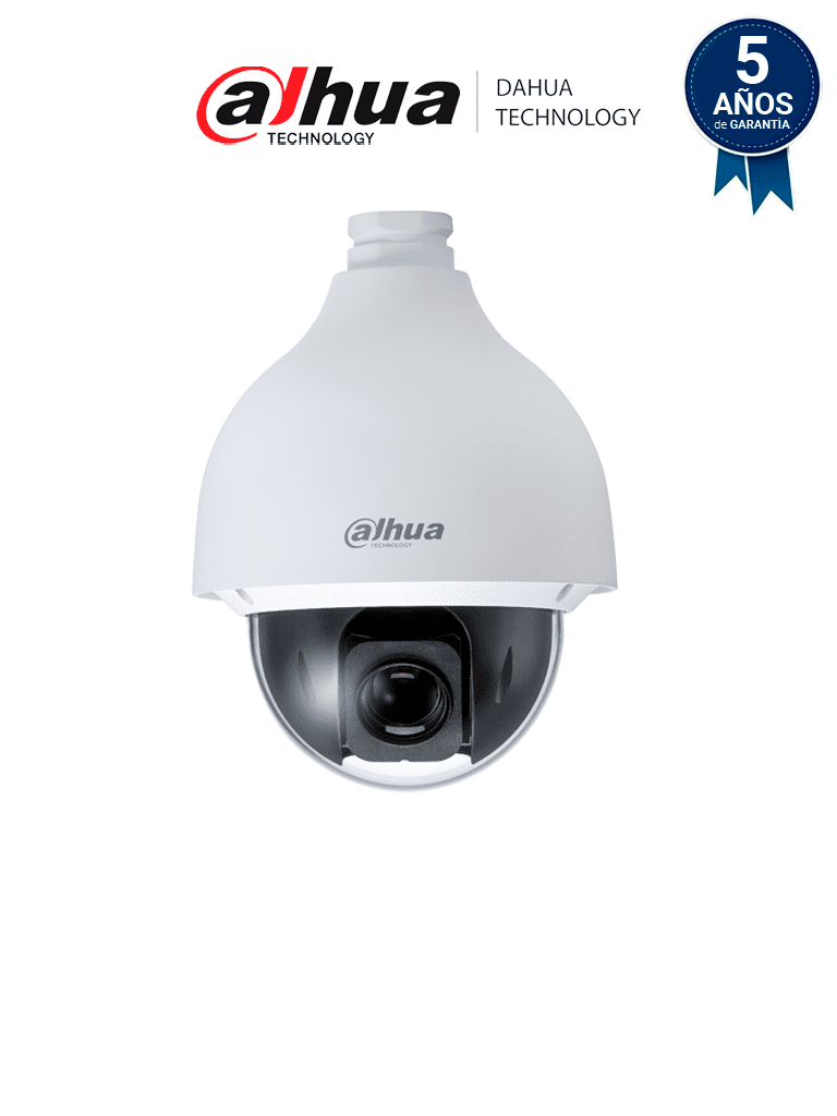 DAHUA DH-SD50225DBN-HC - Camara PTZ Antivandálica de 2 Megapixeles/ 25x de Zoom Optico/ WDR Real de 120 dB/ Starlight/ IP66/ IK10/ BLC/ HLC/ 360 Grados continuos