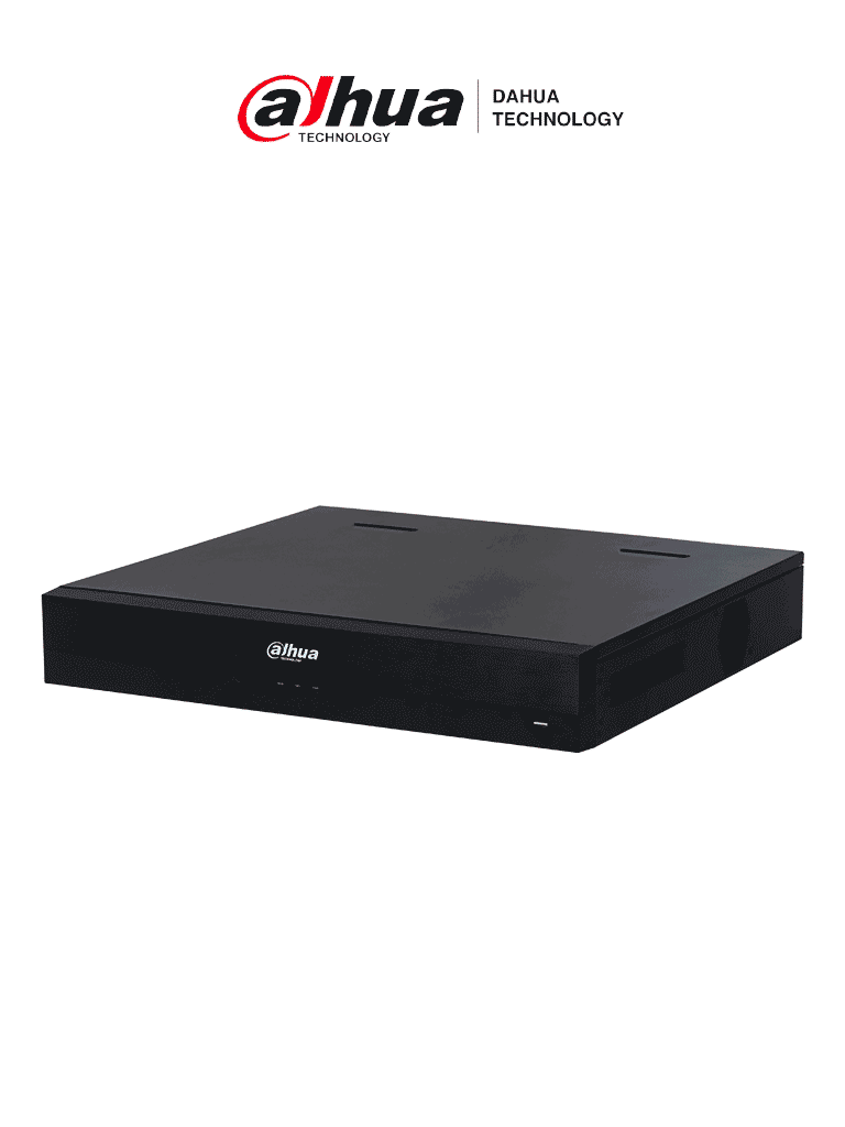 DAHUA DHI-NVR5432-EI - NVR de 32 canales IP 4K con tecnología Acupick, WizSense, y Smart H.265+. Rendimiento de 384 Mbps, 4 bahías para discos duros. IA avanzada. E incluye E/S de alarma y audio