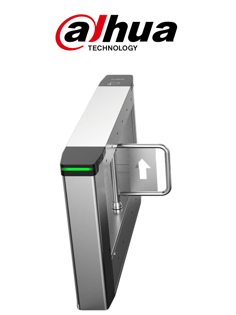 DAHUA DHI-ASGB611K-L - Swing Barrier Izquierda de Servomotor con capacidad de hasta 60 Personas por Minuto,apertura rápida ajustable (0.5s-1.6s), Carril de 600mm. Ideal para interiores o exteriores protegidos. Compatible con DHI-ASGB611K y DHI-ASGB621K-D