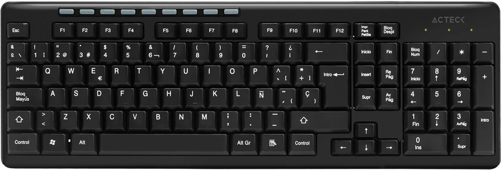 Teclado ACTECK AC-913973 - Inalámbrico, Negro