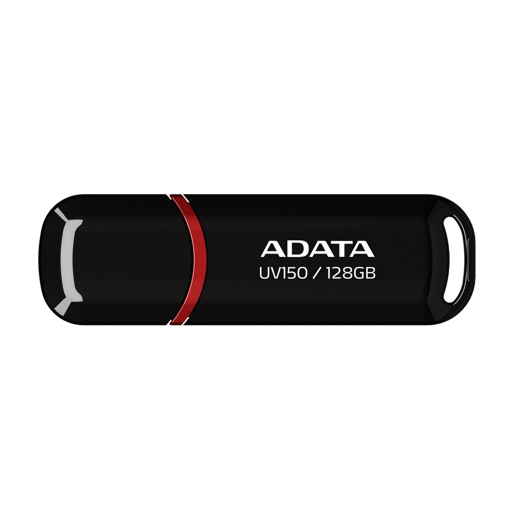Memoria USB ADATA AUV150-128G-RBK - Negro, 128 GB, USB 3.2, retro compatible a 3.1, 3.0 y 2.0.