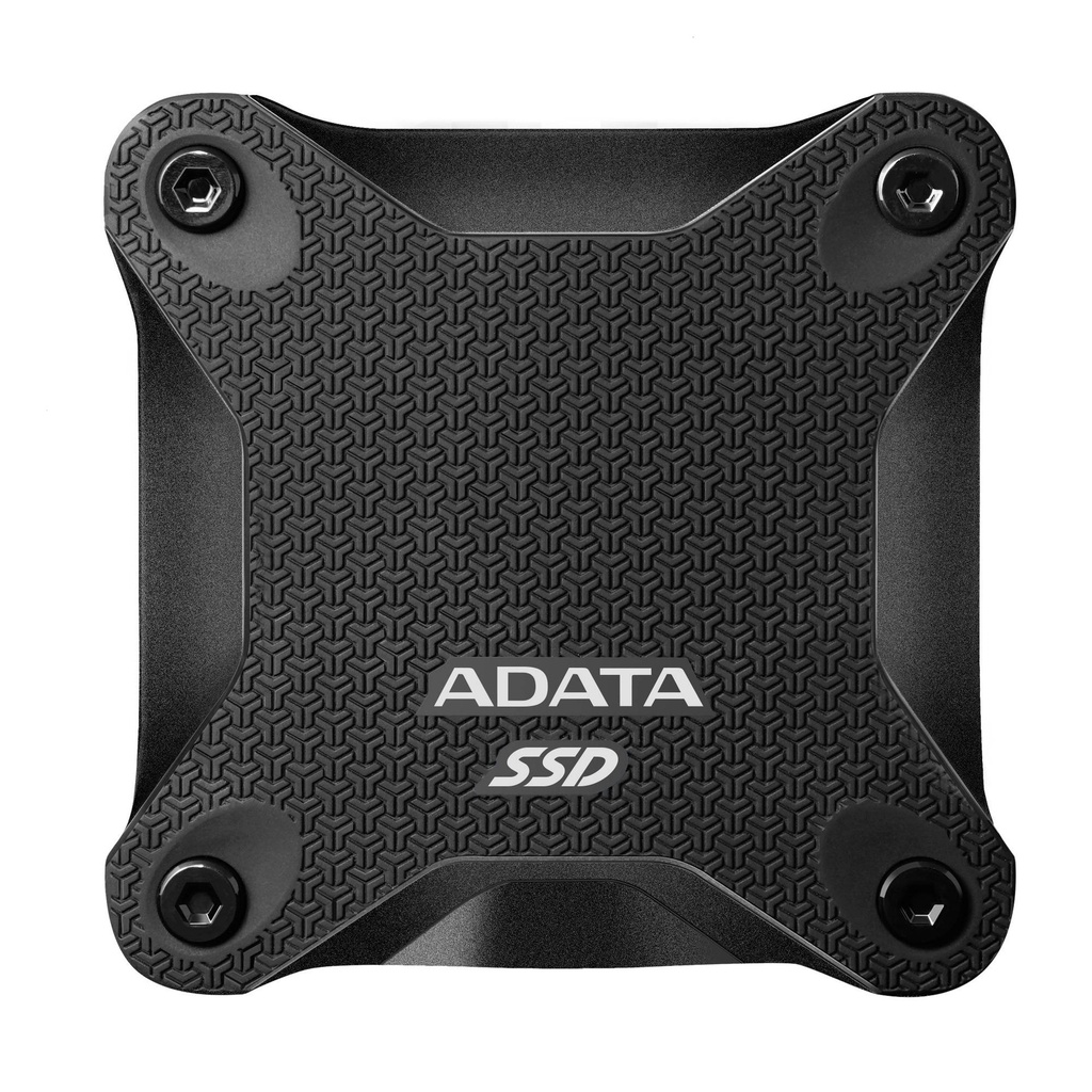 SSD Externo ADATA 1TB. USB 3.2 Gen2 - Velocidad de transferencia de hasta 520 MB/s, resistente a impactos grado MIL-STD Color NEGRO. N.P. SD620-1TCBK