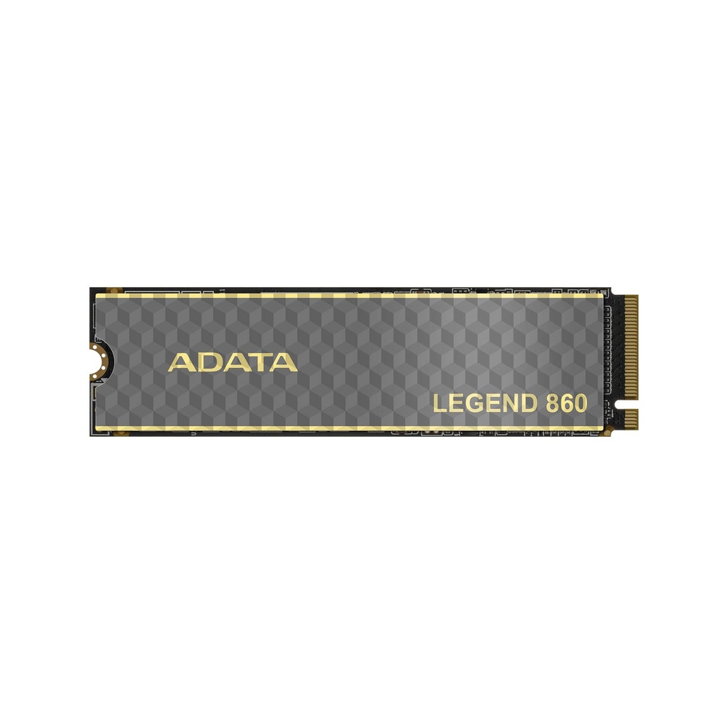 Unidad de Estado Sólido ADATA LEGEND 860 1TB PCIe Gen4x4 M.2 2280 - Con disipador de aluminio. SLEG-860-1000GCS