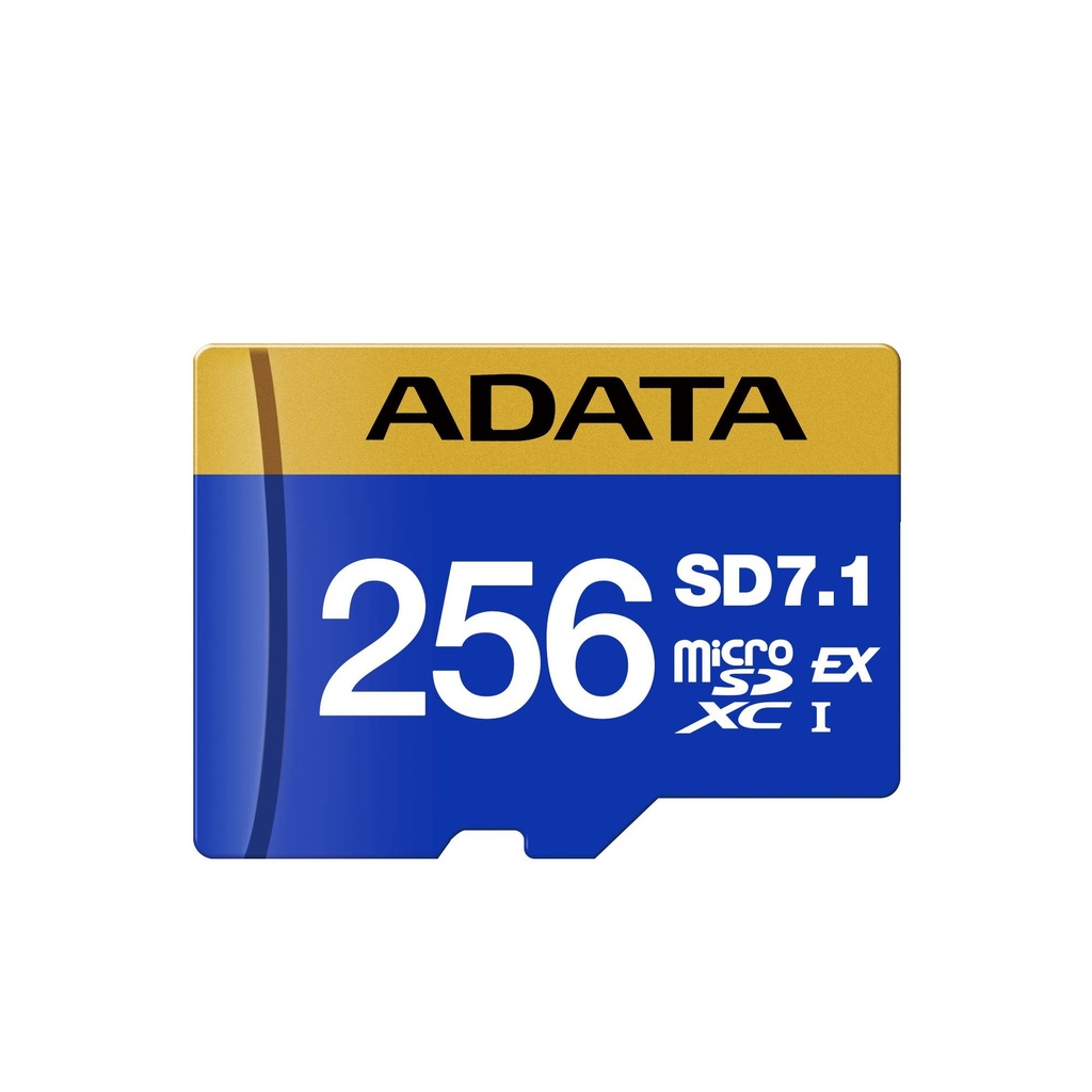 MicroSDXC ADATA 256GB SD7.1 Express UHS-I U3 V30 - Clase 10 (A2), PCIe Gen3 x1, Velocidades de lectura y escritura de hasta 800/700 MB/s UD256GEX3L1-C