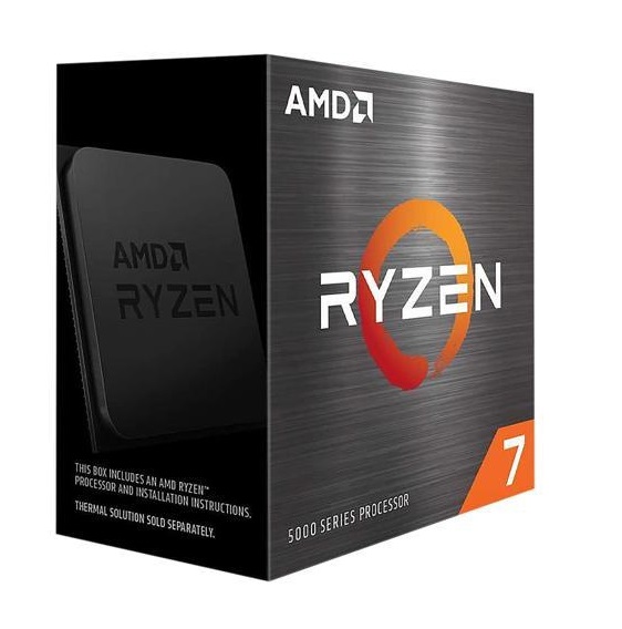 AMD RYZEN 7 5700X - 8 núcleos, Socket AM4, No Incluye Ventilador, Se requiere una tarjeta gráfica independiente.