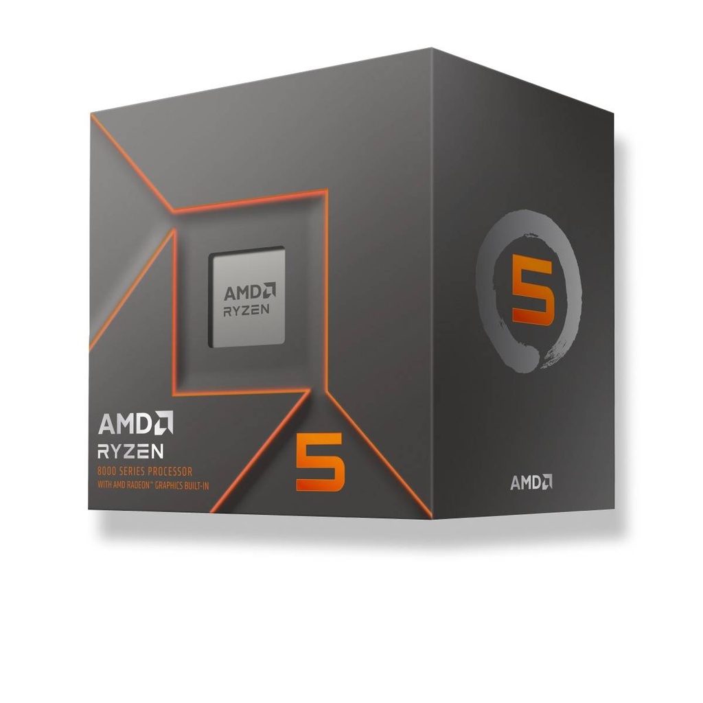 AMD RYZEN 5 8500G - 6 núcleos, Socket AM5, Con Ventilador, Con Gráficos Incluidos.