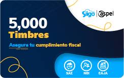 Timbres Fiscales ASPEL Paquete de 5000 Timbres FACTE/5000 (Electrónico) -
