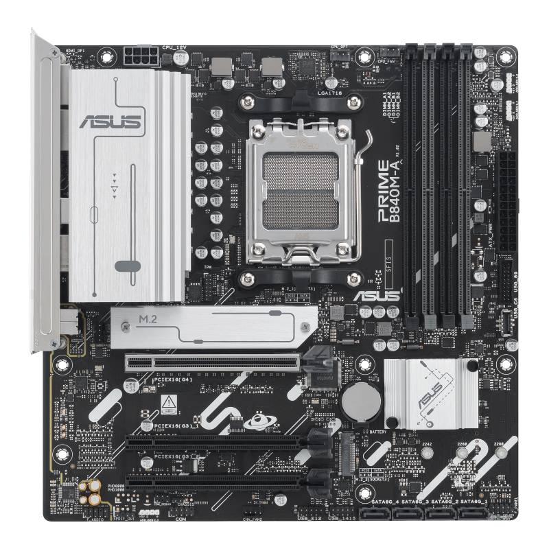 MB ASUS PRIME B840M-A AMD Socket AM5 - Ryzen 9000   8000   7000 Series, Ethernet ASUS LANGuard, micro-ATX