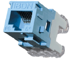 Jack BELDEN AX101326 - RG45, Azul, Cobre, Níquel, De plástico, Cat 6
