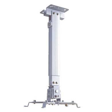 Soporte de Proyector Universal - para Techo ó Pared, Expandible de 70 A 120 cms, en Acero, con Resistencia de 10 kgs, Color Blanco, BROBOTIX 577012