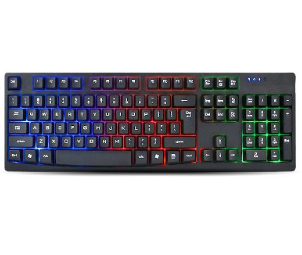 Teclado BROBOTIX 841581 - USB, Negro