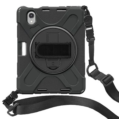 FUNDA PROTECTOR C/CORREA - USO RUDO, GIRO 360º, P/IPAD MINI 6TA GENERACIÓN, 8.9, C/MICA, BROBOTIX 6000557