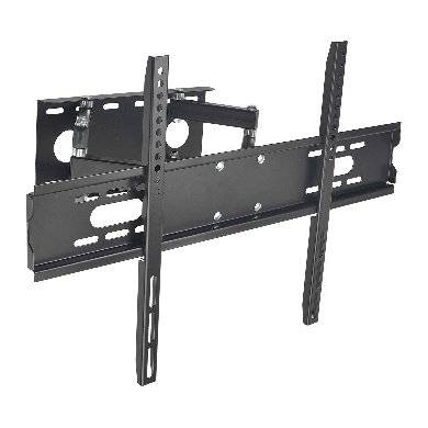 Soporte para TV - De Pared Articulado de 30 a 85 pulgadas, Doble Brazo, De Acero, Resistencia 60k, Negro, 6006245 BROBOTIX