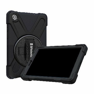 FUNDA PROTECTOR C/CORREA - USO RUDO, GIRO 360°, PARA LENOVO TAB M8, TB300FU (2023), TB301XU (2024), 8 PULGADAS, CON MICA, BROBOTIX 6005187