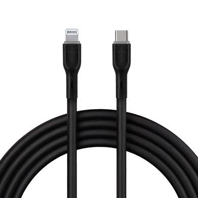 CABLE USB V3.0 TIPO C - LIGHTNING - 1 METRO, NEGRO, BROBOTIX 6006832