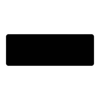 Mousepad Gaming - superficie extra suave y antiderrapante, repelente al agua, bordes cocidos, resistente, 40x90x.03 cms, negro, BROBOTIX 6007105