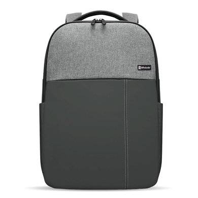 Mochila 15.6 Pulgadas - Praga, Con Asa acolchada, Impermeable, Backpack, Gris, BROBOTIX 6007518