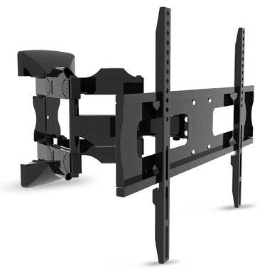 SOPORTE PARA TV - DE PARED ARTICULADO DE 30 A 85 PULGADAS, DOBLE BRAZO, DE ACERO, RESISTENCIA 70KG, NEGRO, 6007808 BROBOTIX