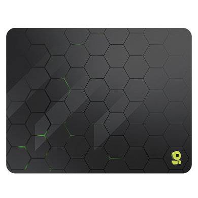 MOUSEPAD GAMER - 31 X 40 CM, DISEÑO HEXÁGONO, GRIS, BORDES COSIDOS, 6007075, BROBOTIX