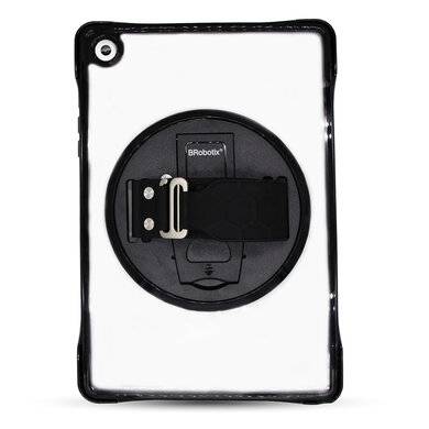 FUNDA GLASS CON GIRO 360° PARA GALAXY A9+ 11 PULGADAS -   X210/X216/X218, FUNDA TRASPARENTE, INCLUYE CORREA DE MANO GIRATORIA, BROBOTIX 406160