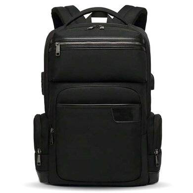 MOCHILA BACKPACK 15 A 17 PULGADAS - ANTIRROBO, PARA LAPTOP, MODELO MONACO, NEGRO, 406238 BROBOTIX