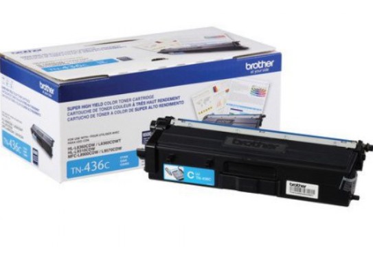 Tóner Brother Valor TN436C cian - rendimiento aproximado 6, 500 páginas, compatible con MFCL8900CDW, MFCL9570CDW, HLL9310CDW