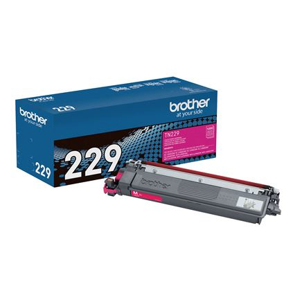 Toner Brother TN229M magenta - rendimiento aproximado hasta 1, 200 páginas, compatible con DCPL3560CDW, MFCL3780CDW