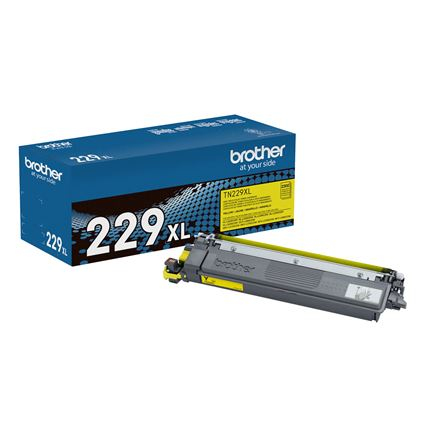 Toner Brother TN229XLY amarillo - rendimiento aproximado hasta 2, 300 páginas, compatible con DCPL3560CDW, MFCL3780CDW