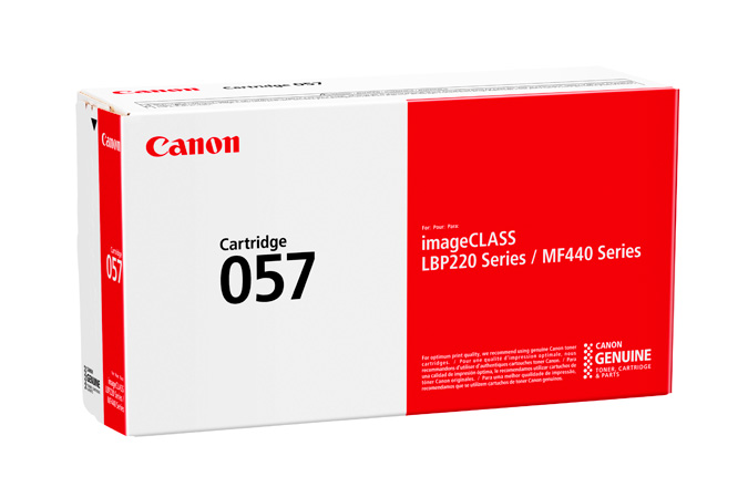 Toner CANON 057 BK - 3, 100 paginas, Negro