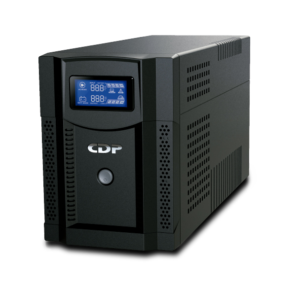 No-Break CDP UPRS-1508 1500VA/1050W UPS Interactiva AVR 8 Salidas - Proteccion RJ45, LCD, software 120 Vac