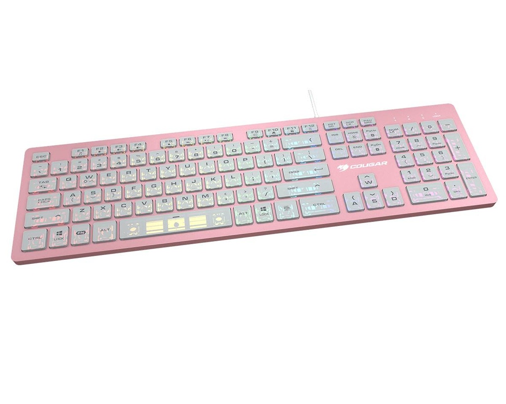 TECLADO COUGAR VANTAR ROSA 37VAPXNMX.0002 -