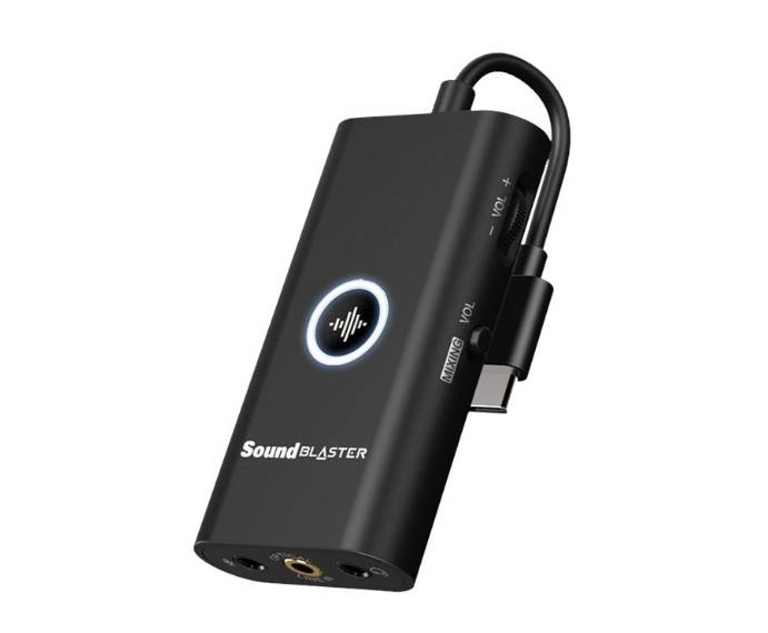 Tarjeta de sonido USB - C portátil Creative Sound Blaster G3- SB1830 G3 -