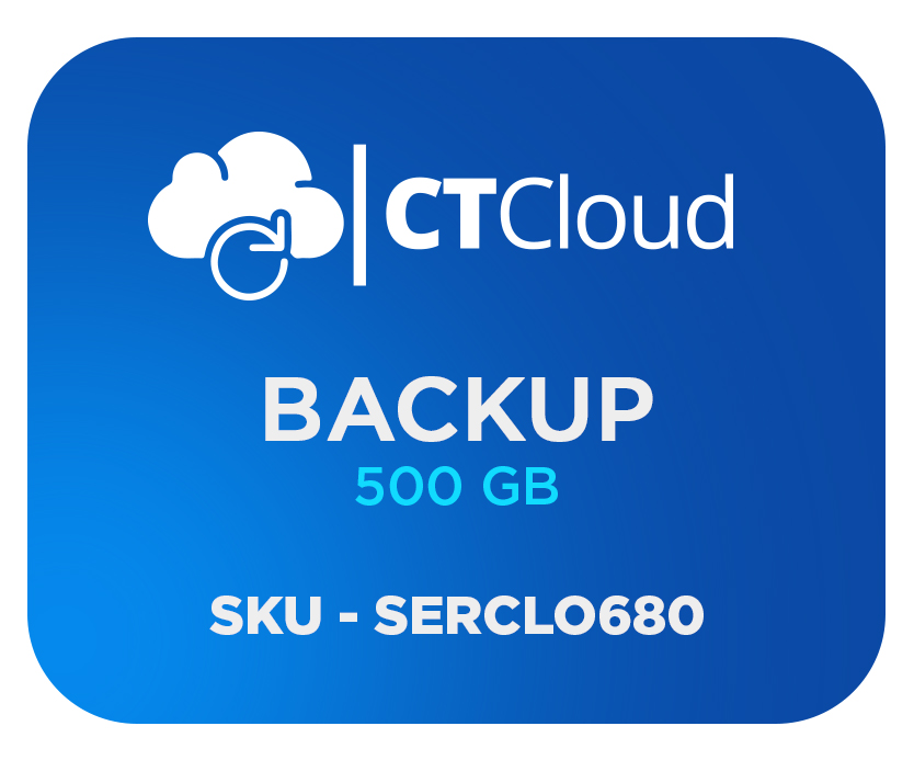 Backup en la Nube CT Cloud NCBU500GB - Servicio de Nube, 500 GB