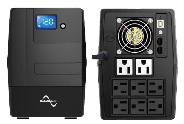 No-Break DATASHIELD KS-1500 PRO - 1500 VA, 900 W, Negro